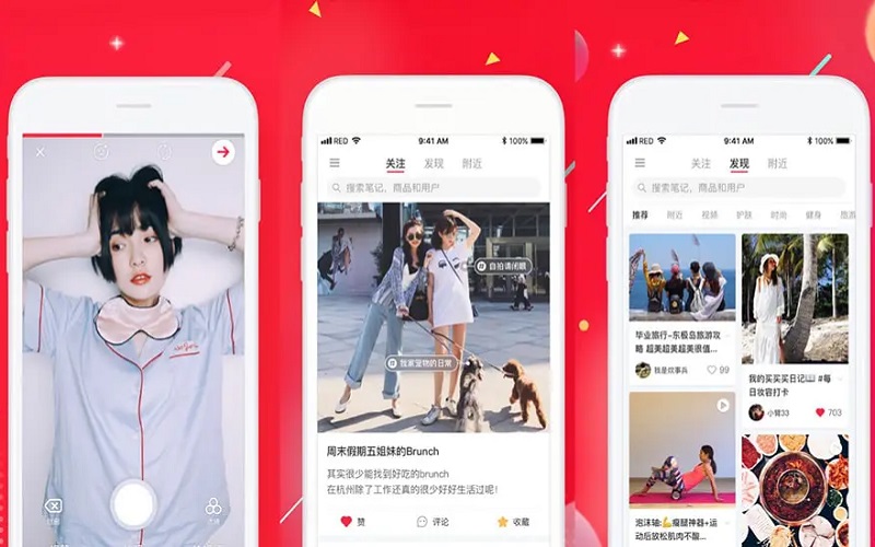 xiaohongshu kết hợp với cộng đồng mạng xã hội