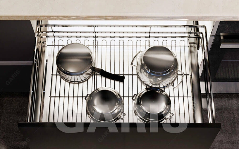 phụ kiện tủ bếp cao cấp garis