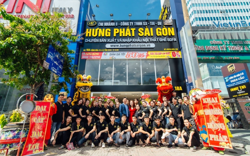 cửa hàng nội thất Hưng Phát Sài Gòn