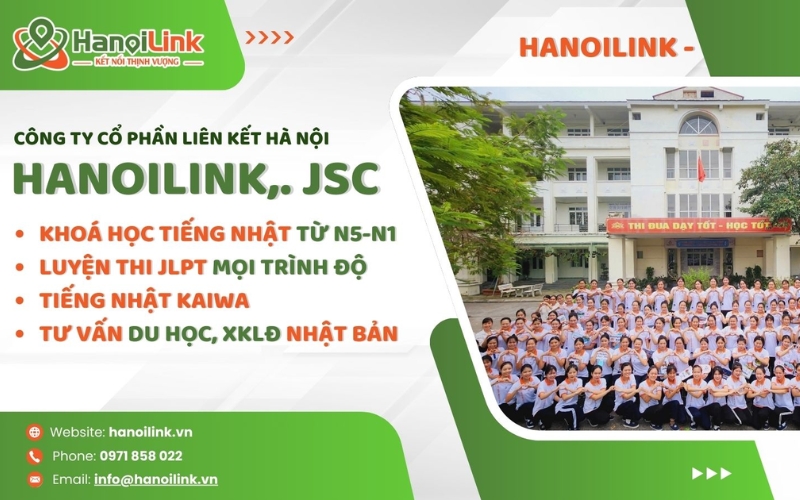 Trung tâm Đào tạo Nhật ngữ HanoiLink 
