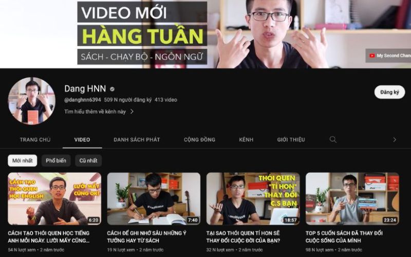 Khóa học YouTube MasterClass của Đặng HNN