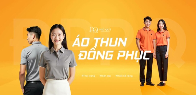 may áo thun đồng phục